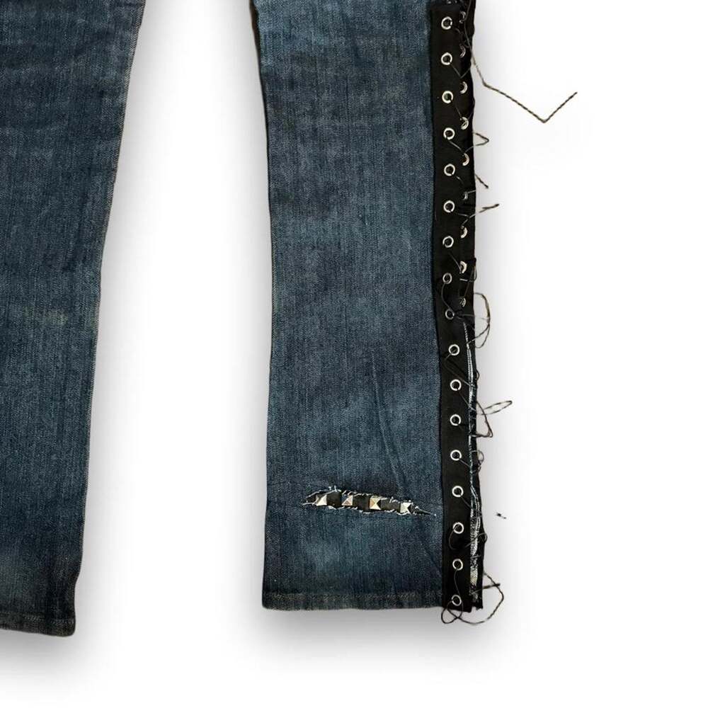 One of One Reworked Low Rise Jeans - Picture 5 of 5